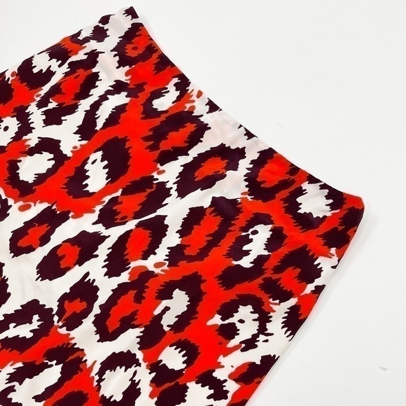 Diane Von Furstenberg Nadia Skirt Leopard Size 2 - Picture 9 of 9